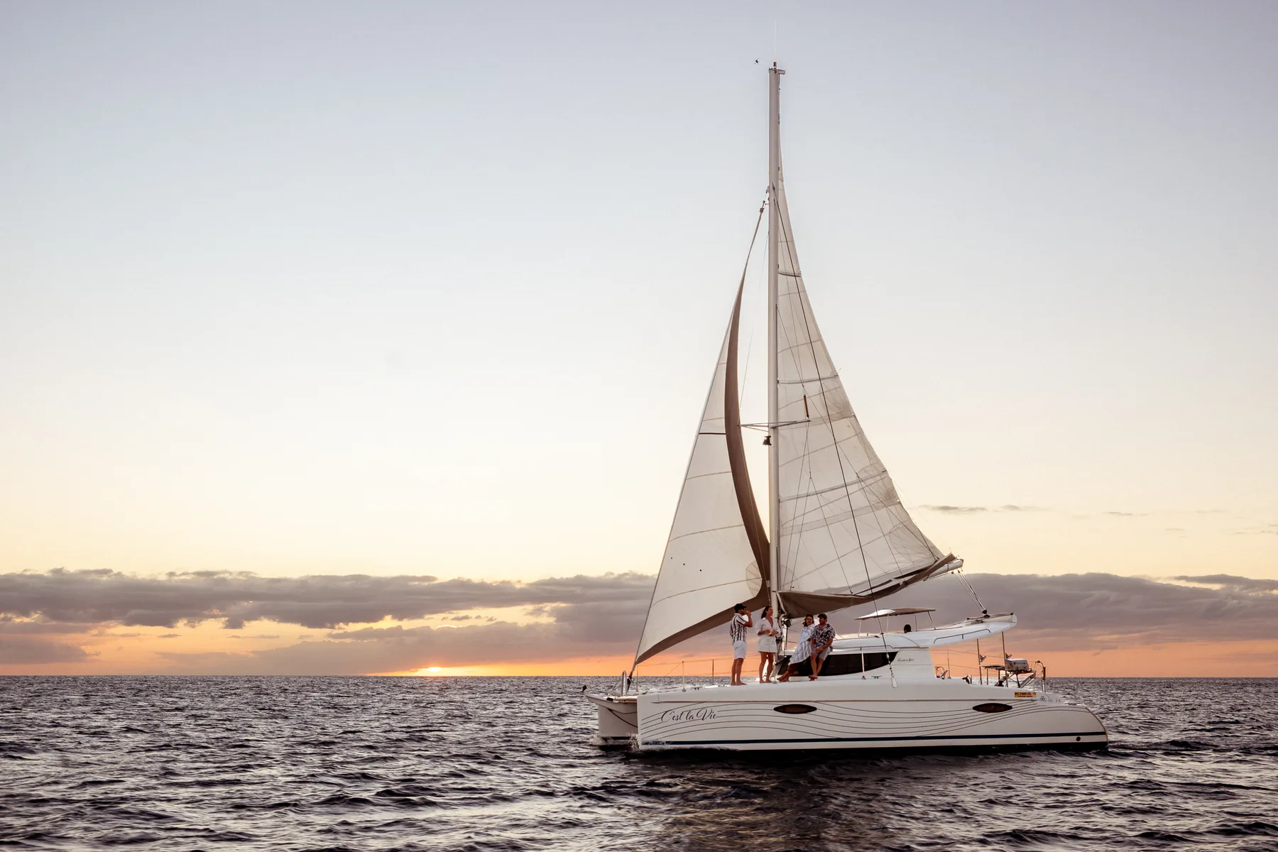 The golden hour cruise with C’est La Vie
